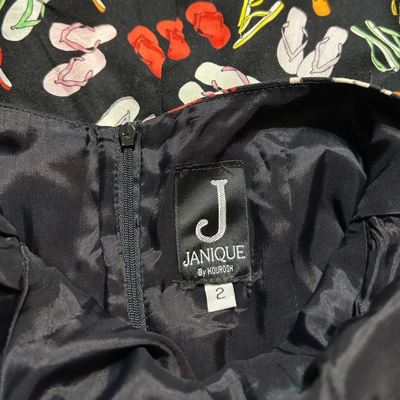 Janique Vintage Halter flip flop Print Dress - Multicolor - Picture 5 of 6